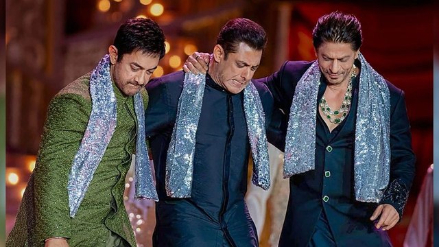 Salman Khan, Shah Rukh Khan visit Aamir Khan ahead of his 60th birthday