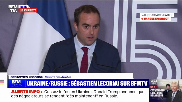 Guerre en Ukraine: La vraie négociation va débuter prochainement , déclare Sébastien Lecornu, ministre des Armées