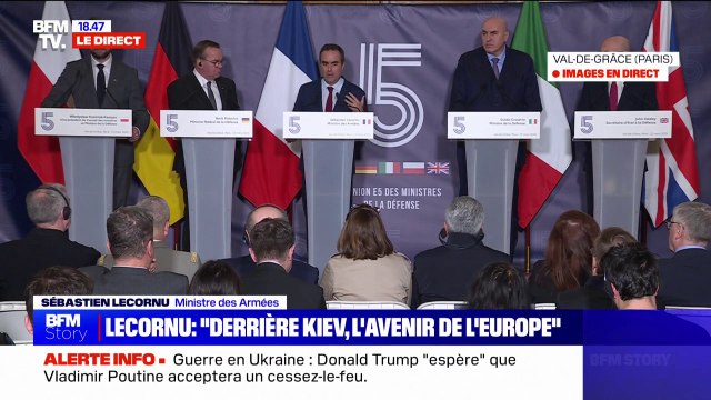 Guerre en Ukraine : La première des garanties de sécurité pour l'Ukraine, c'est l'armée ukrainienne elle-même , estime Sébastien Lecornu