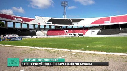 Clássico das Multidões: Sport prevê duelo complicado no Arruda