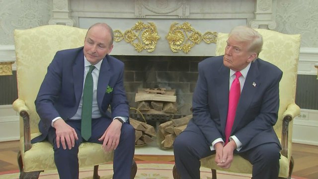 Trump mocks Rosie O’Donnell during White House meeting with Irish Prime Minister