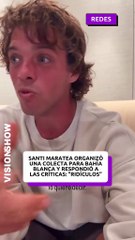 La increíble razón por la cual Santi Maratea no organizó una colecta por Bahía Blanca
