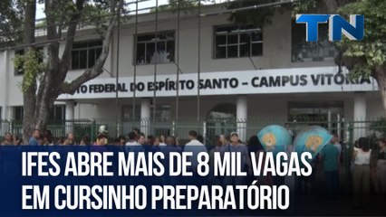 Ifes abre mais de 8 mil vagas em cursinho preparatório