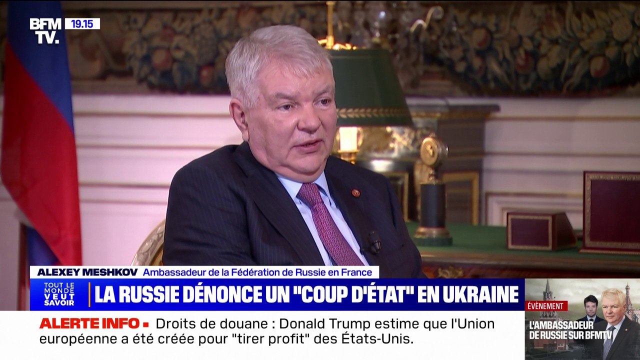 La Russie "n'a jamais menacé" la France, déclare Alexey Meshkov, ambassadeur de la Fédération de Russie en France