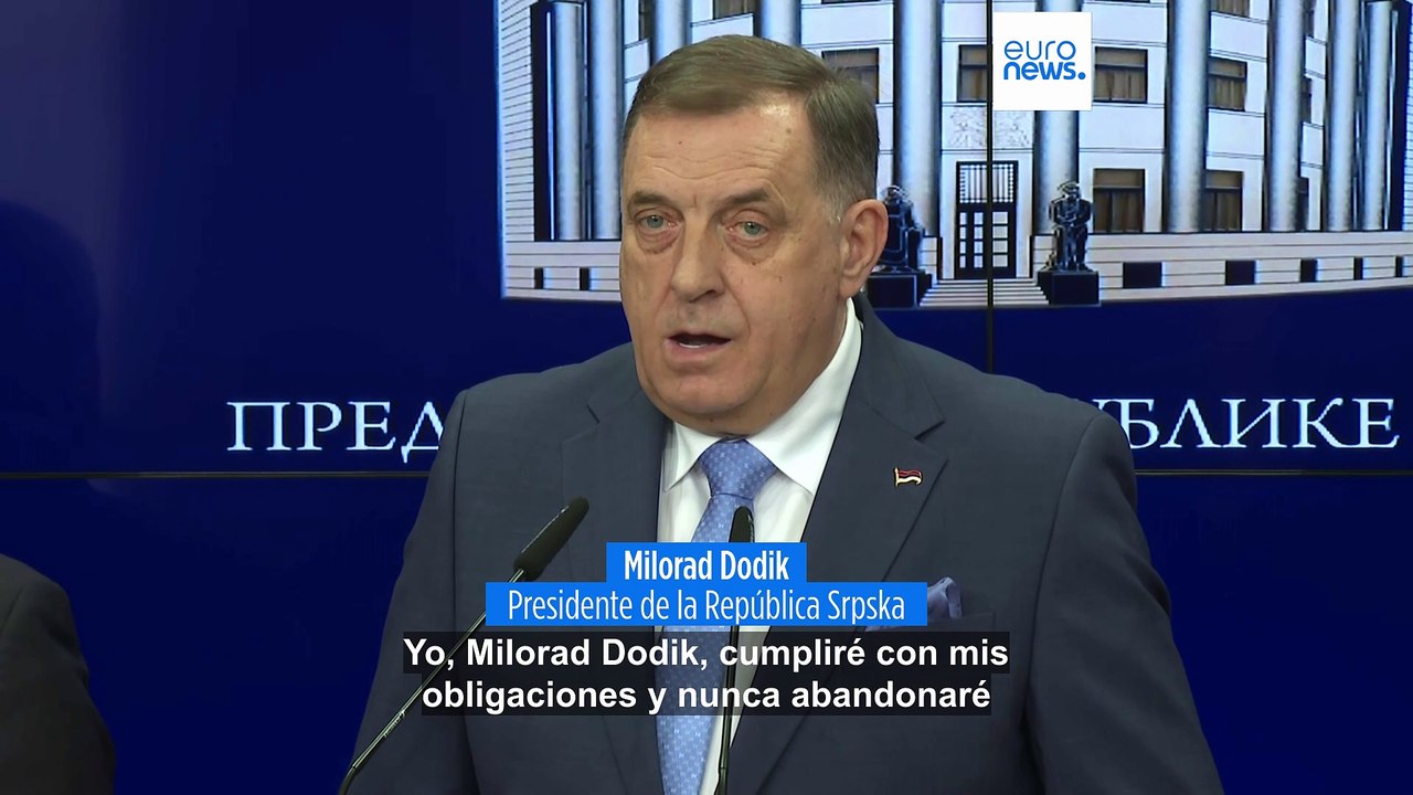 La Fiscalía de Bosnia-Herzegovina dicta una orden de detención contra el líder serbobosnio Milorad Dodik