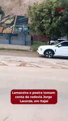 Filas e poeira na Jorge Lacerda incomodam moradores do Santa Regina