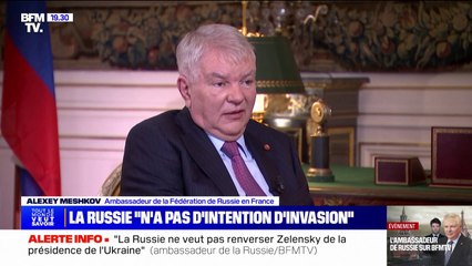 "Ce n'est pas à nous" d'appeler le président Macron, déclare Alexey Meshkov, ambassadeur de la Fédération de Russie en France