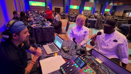 Coop chats with Chef Siera and Chef Savage, Disney World Chefs on Delectable Dining at EPCOT