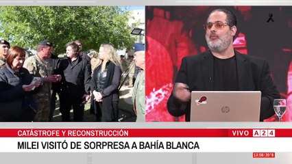 🔴 JAVIER MILEI VIAJÓ A BAHÍA BLANCA JUNTO A KARINA Y GUILLERMO FRANCOS