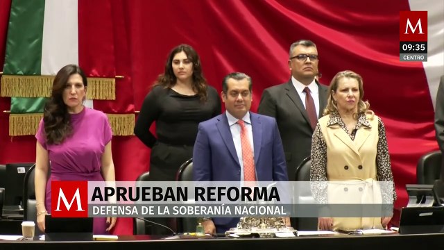 Cámara de Diputados aprueba la reforma en defensa de la soberanía nacional de Claudia Sheinbaum