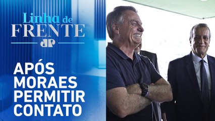 Bolsonaro e Valdemar Costa Neto se reúnem em Brasília | LINHA DE FRENTE