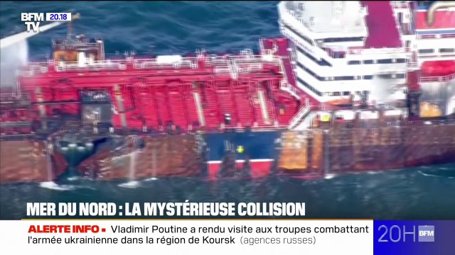 Mer du Nord: Un cas unique dans l'histoire , l'université de Liverpool à reconstitué la collision à l'aide d'un simulateur