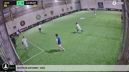 Faute de Anthony - Gxo