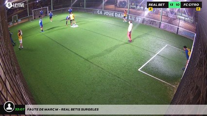 Faute de Marc M - Real Betis Surgeles