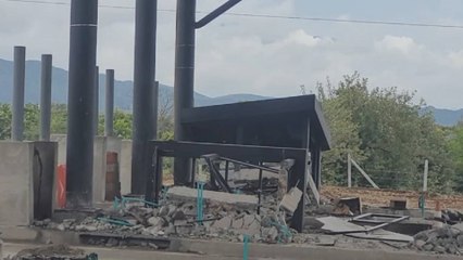 VIDEO | Guardia indígena incendió el peaje Laberinto en el Huila