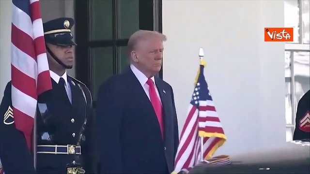 Trump riceve il premier irlandese Micheal Martin alla Casa Bianca