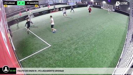 Faute de Enzo N - Fc Ligaments Croisés