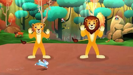 Finger Family Song - Lion - Kids Songs and Learning Videos