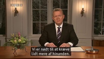 KLIP - Lars Løkke Rasmussen - Nytårstale 2011 - Del 2 - 2 Dele i alt | DR1