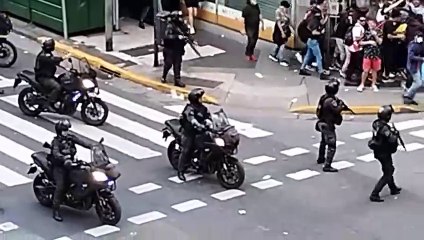 Represión policial a jubilados