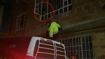 VIDEO | Menor fue rescatado tras haber sido abandonado por su madre en una casa en Bogotá