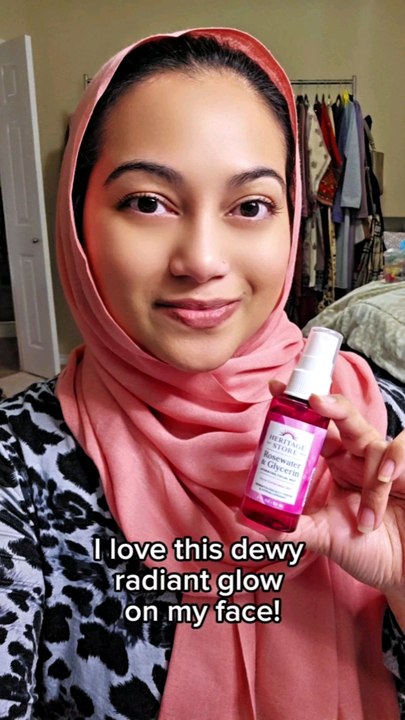 Yay! I love it so much also! @The Heritage Store #rosewater #rosewaterfacemist #facemist #makeuphacks #hydratedskin