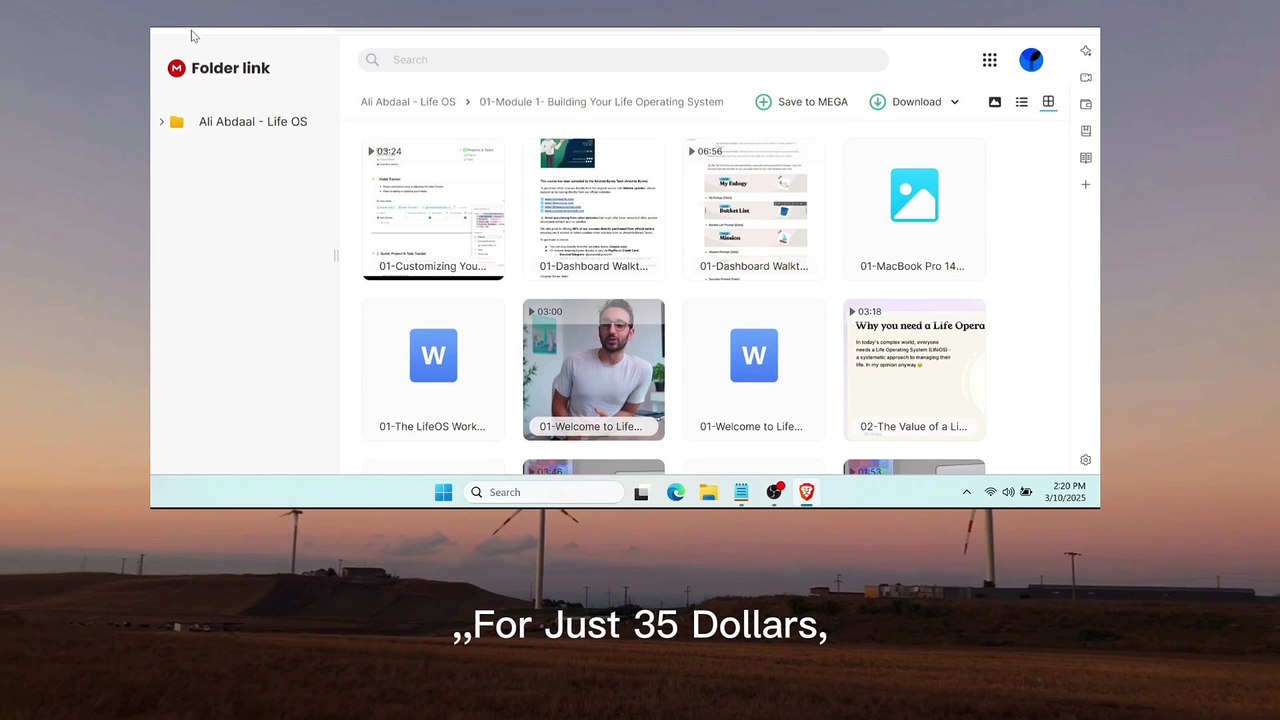 [$35]Ali Abdaal - Life OS Course - Life Operating system