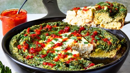 Baked Feta Frittata Is The Ultimate Brunch Centerpiece