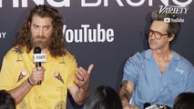 Rhett McLaughlin and Link Neal, the hosts of “Good Mythical Morning“ | Awards Circuit Podcasting Brunch presented by YouTube | Variety