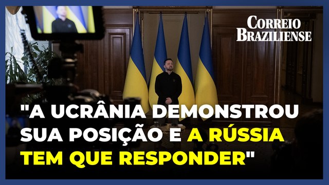 Zelensky diz que Ucrânia está pronta para acordo e cabe à Rússia responder