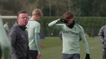 Tottenham train ahead of AZ Alkmaar Europa league second leg trailing 1-0