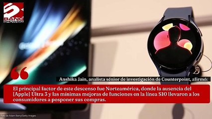 Ventas de relojes inteligentes caen por primera vez