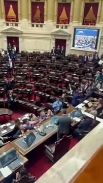 Gritos y reproches en Diputados