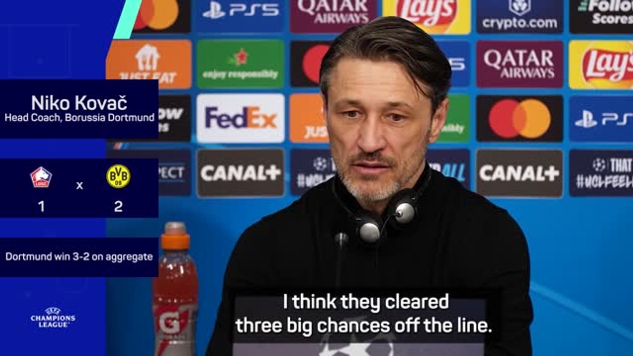 Kovac hails Dortmund's improved performance to reach Champions League quarter-finals