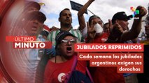 Jubilados argentinos son reprimidos todas las semanas