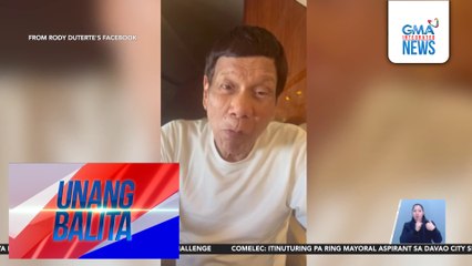 FPRRD – Whatever happened in the past, ako na ang managot | Unang Balita