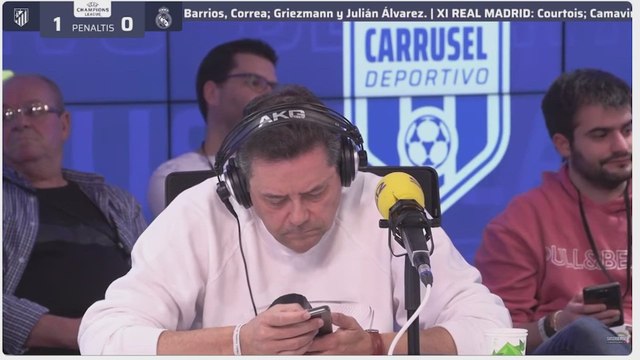 La tanda de penaltis en el Atleti vs Real Madrid