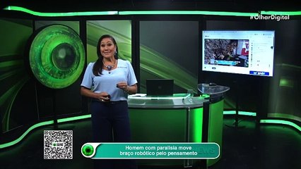 Homem com paralisia move braço robótico pelo pensamento