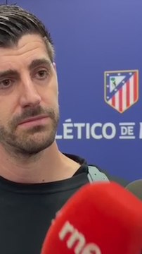 El palazo de Courtois a Simeone después de la victoria: estoy harto de ese victimismo siempre