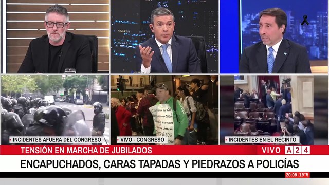 📺EL PASE ENTRE FEINMANN Y ROSSI: LO QUE DEJÓ LA MARCHA DE BARRAS Y JUBILADOS