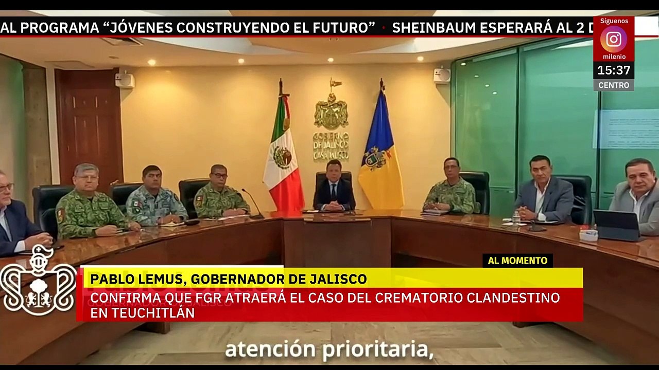 "En Jalisco, nadie se lava las manos": Pablo Lemus, sobre crematorio clandestino