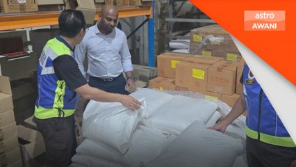 Polis Johor rampas beras seludup bernilai hampir RM20,000