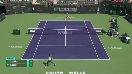 Indian Wells - Bencic renverse Gauff