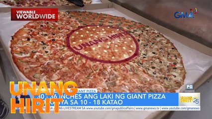 I-satisfy ang pizza cravings mo sa Giant Pizza! | Unang Hirit