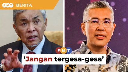 Zahid nasihat Tengku Zafrul tak tergesa-gesa buat keputusan keluar Umno