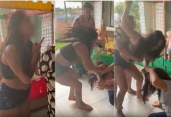 Mãe de aluna agride diretora de creche; veja o vídeo