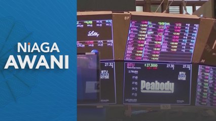 Pasaran saham AS naik berikutan data inflasi yang lebih rendah