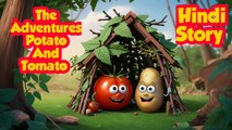 The Adventures Potato And Tomato Hindi Story, Very Nice Story , Bedtime Stories,🌜🌛🌝🌟✨🌈🌅☁️🌝🌙🌠🌳🌲🥔🥔🥔🍅🍅🍅