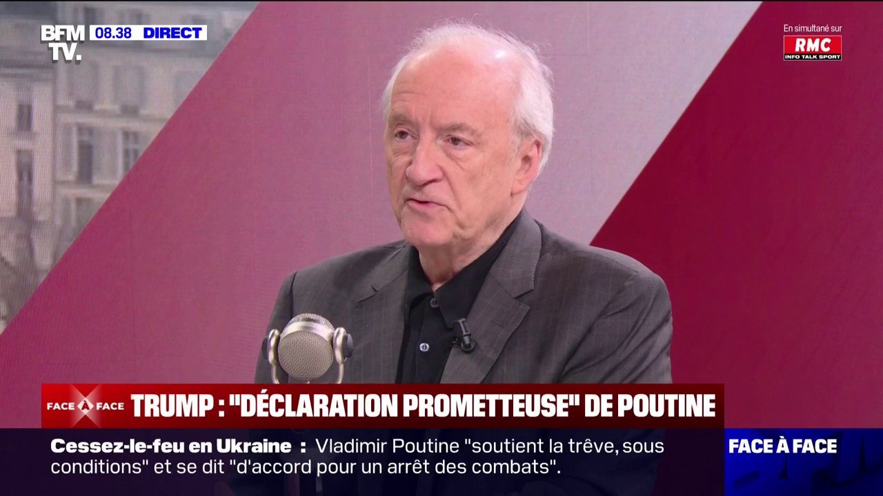 Négociations sur une trêve en Ukraine: "Vladimir Poutine joue la montre depuis le début", pour Hubert Védrine (ancien ministre des Affaires étrangères)