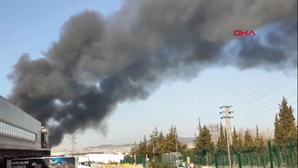 Tuzla'da Organize Sanayi Bölgesi'nde yangın